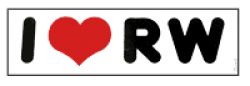 Sticker "I love RW"